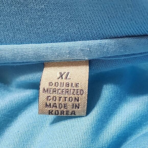 Peter Millar Robin Egg Blue Polo - 100% Double-Mercerized Cotton - Size XL - Picture 10 of 10